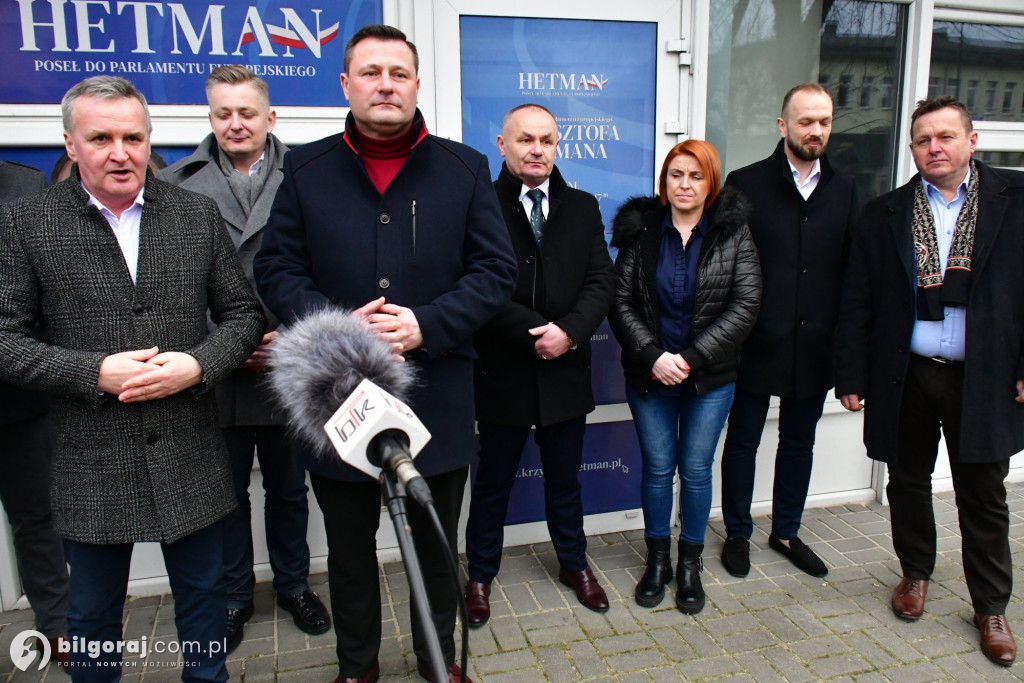 Politycy PSL w Biłgoraju mówili o inicjatywie 