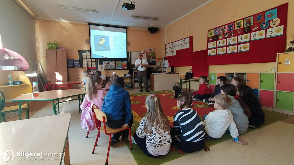 Pracownicy starostwa spotykali się z uczniami