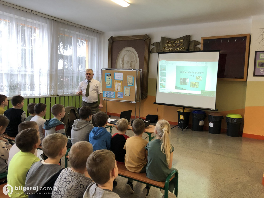 Pracownicy starostwa spotykali się z uczniami