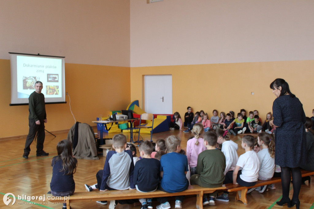 Pracownicy starostwa spotykali się z uczniami