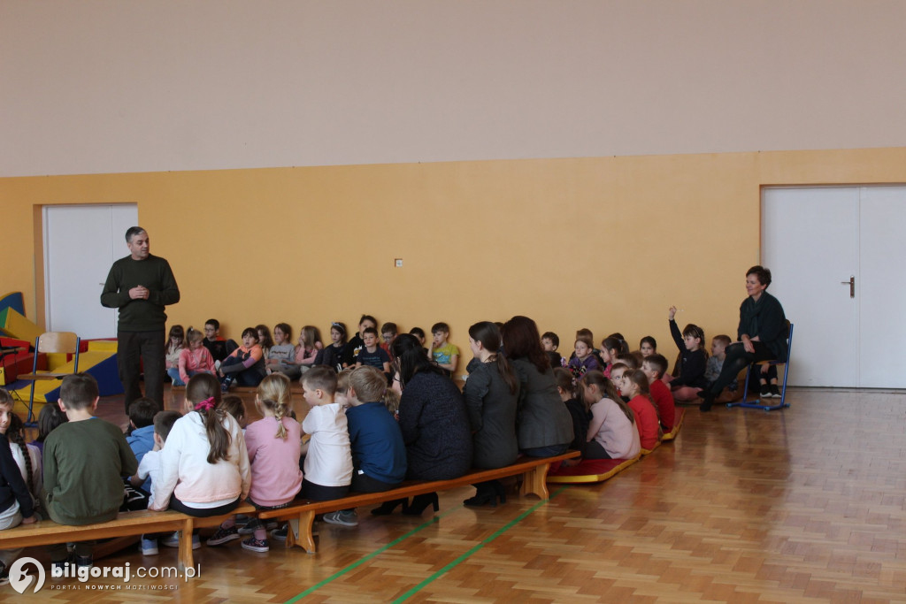 Pracownicy starostwa spotykali się z uczniami