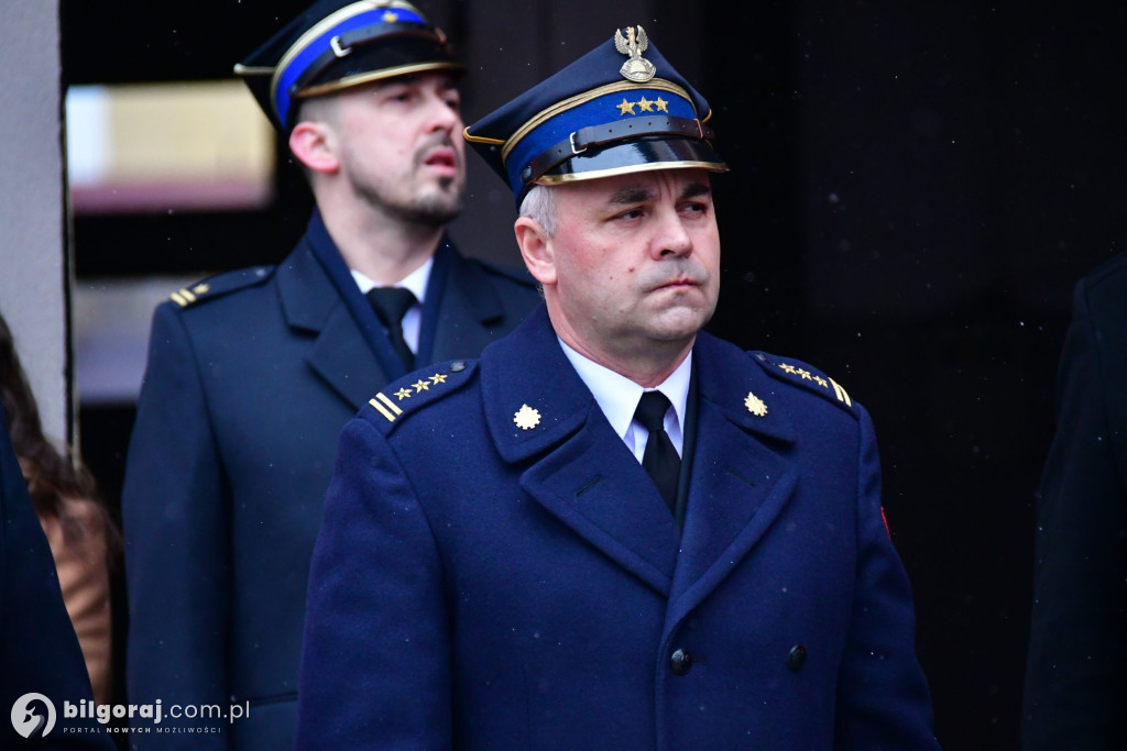 Biłgoraj przekazanie nowych wozów bojowych dla PSP i OSP Sól