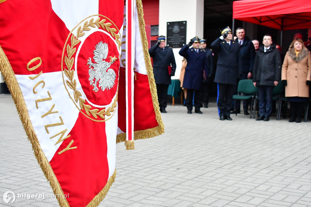 Biłgoraj przekazanie nowych wozów bojowych dla PSP i OSP Sól