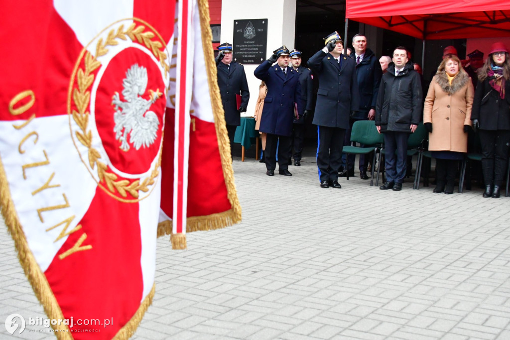 Biłgoraj przekazanie nowych wozów bojowych dla PSP i OSP Sól