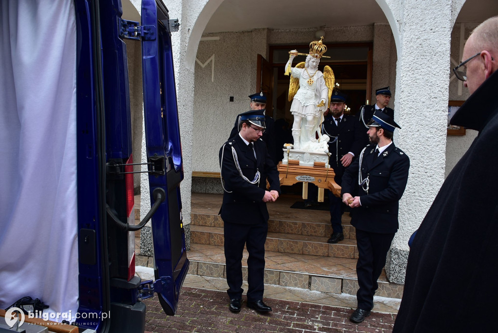 Sól koło Biłgoraja. Urozyste pożegnanie figury św. Michała Archanioła z Gargano