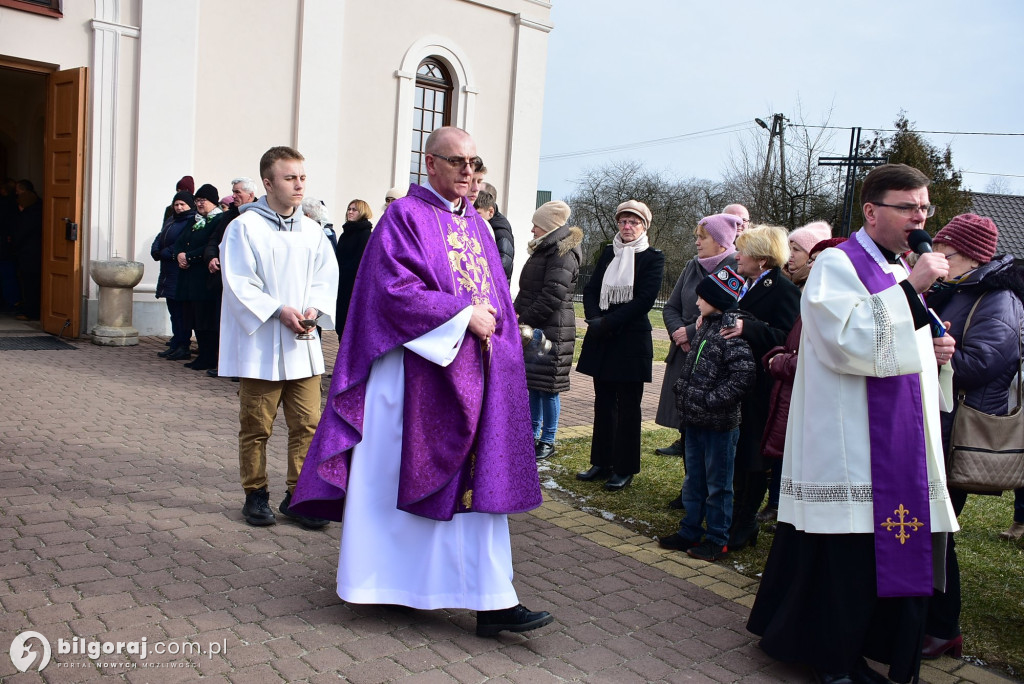 Sól koło Biłgoraja. Urozyste pożegnanie figury św. Michała Archanioła z Gargano