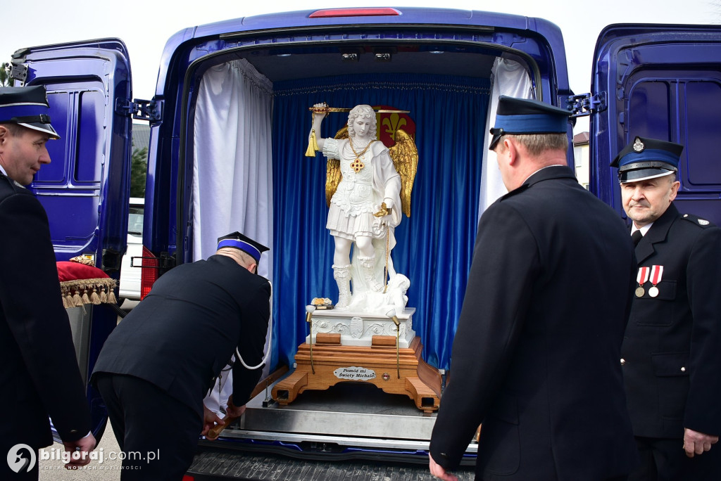 Sól koło Biłgoraja. Urozyste pożegnanie figury św. Michała Archanioła z Gargano