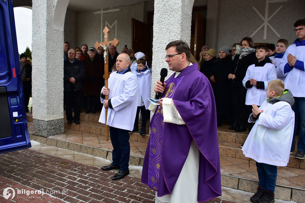 Sól koło Biłgoraja. Urozyste pożegnanie figury św. Michała Archanioła z Gargano