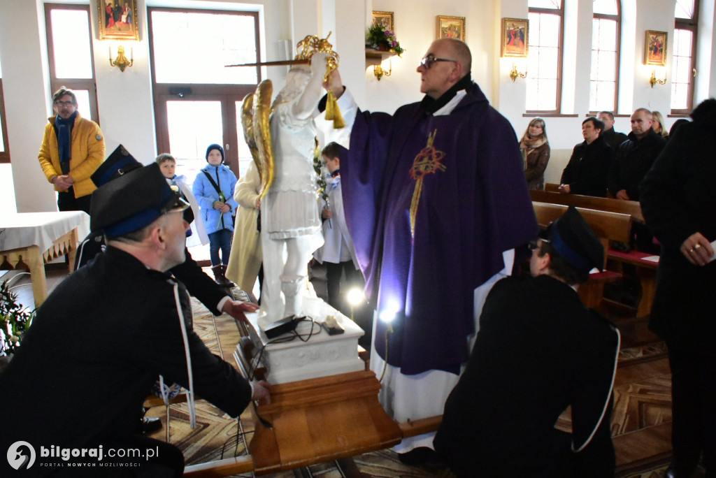 Sól koło Biłgoraja. Urozyste pożegnanie figury św. Michała Archanioła z Gargano