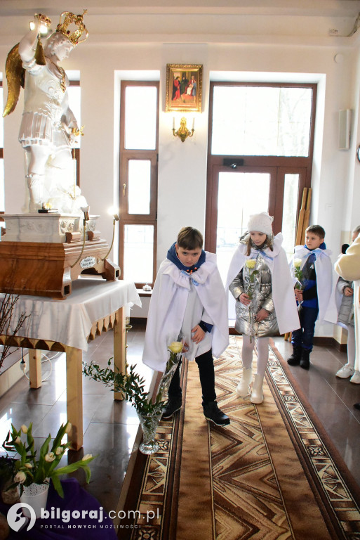 Sól koło Biłgoraja. Urozyste pożegnanie figury św. Michała Archanioła z Gargano