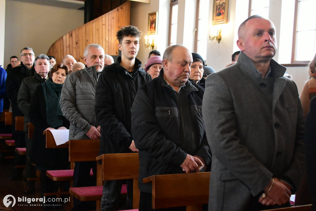 Sól koło Biłgoraja. Urozyste pożegnanie figury św. Michała Archanioła z Gargano