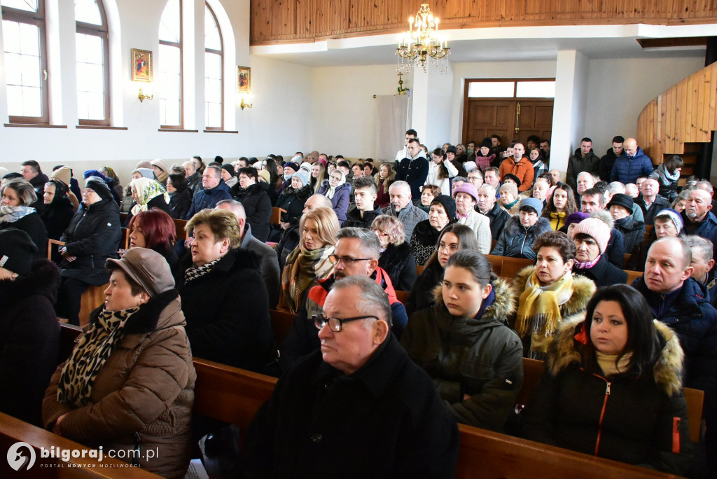 Sól koło Biłgoraja. Urozyste pożegnanie figury św. Michała Archanioła z Gargano
