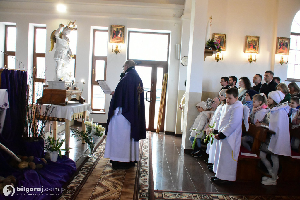 Sól koło Biłgoraja. Urozyste pożegnanie figury św. Michała Archanioła z Gargano