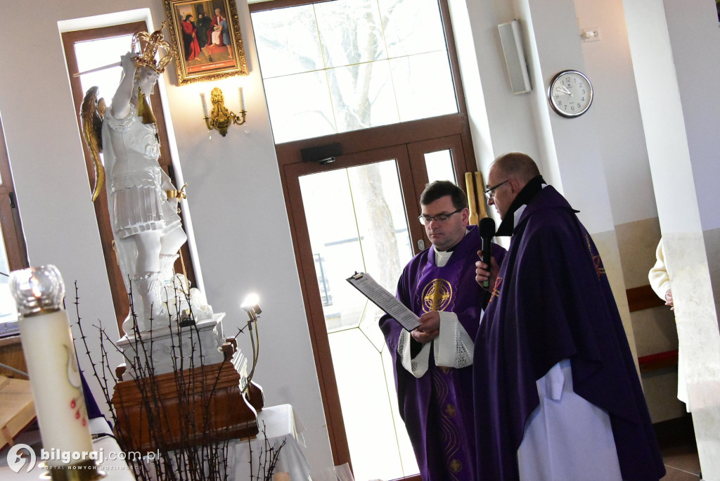 Sól koło Biłgoraja. Urozyste pożegnanie figury św. Michała Archanioła z Gargano