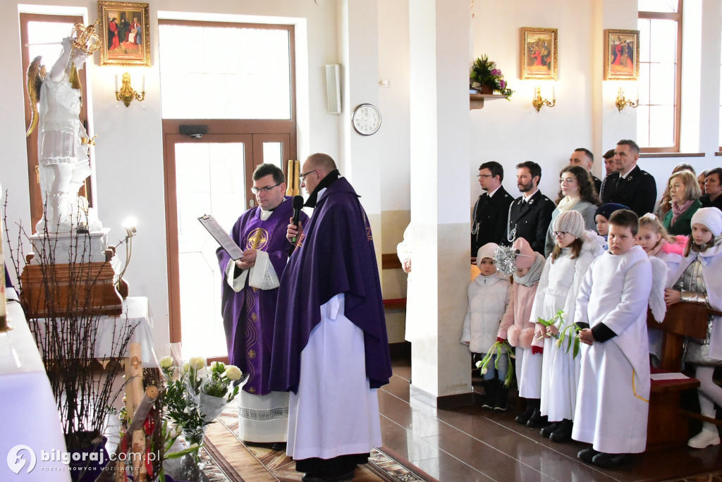 Sól koło Biłgoraja. Urozyste pożegnanie figury św. Michała Archanioła z Gargano