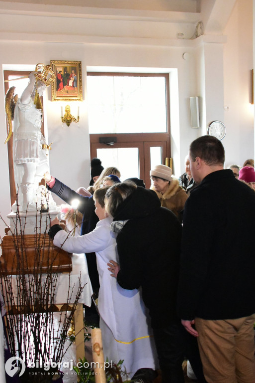 Sól koło Biłgoraja. Urozyste pożegnanie figury św. Michała Archanioła z Gargano