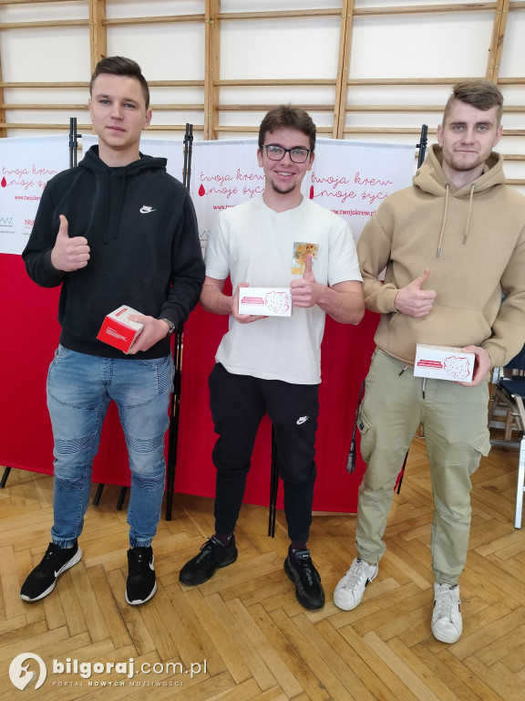 Terenowa akcja poboru krwi w RCEZ w Biłgoraju