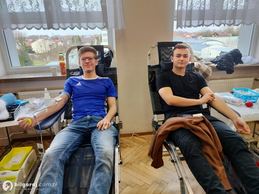 Terenowa akcja poboru krwi w RCEZ w Biłgoraju