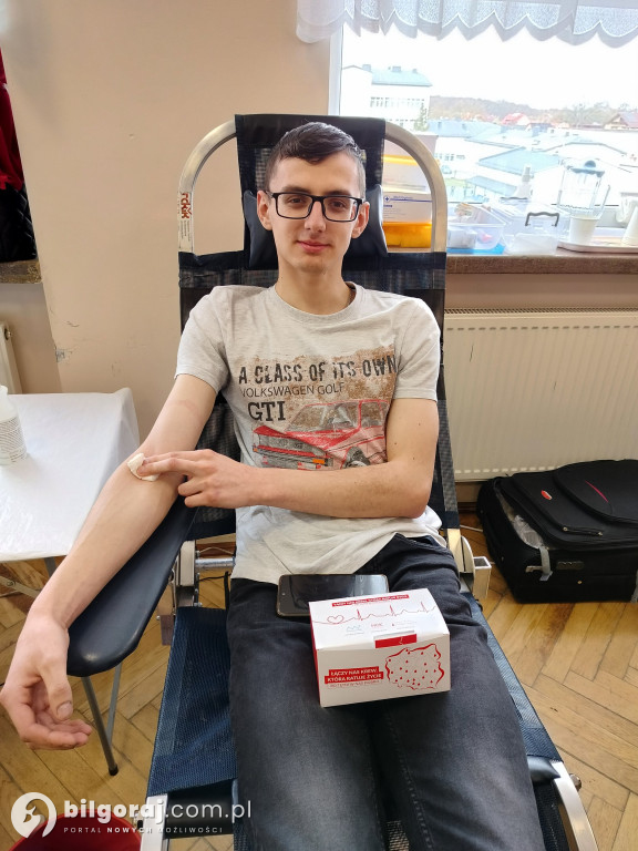Terenowa akcja poboru krwi w RCEZ w Biłgoraju