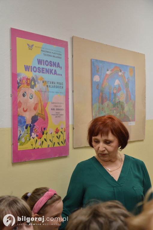 Wiosna widziana oczami wychowankówTęczowej Malarni MDK