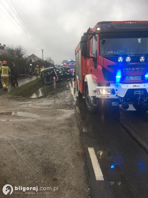 Wypadek w Soli koło Biłgoraja [27.03.2023]