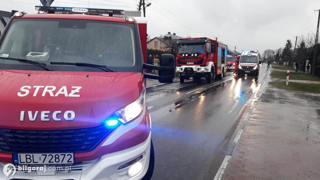 Wypadek w Soli koło Biłgoraja [27.03.2023]