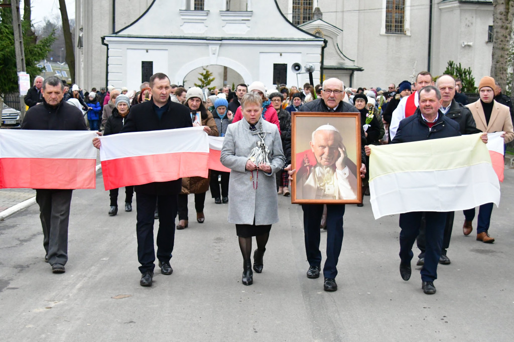 Goraj. Marsz w obronie dobrego imienia św. Jana Pawła II