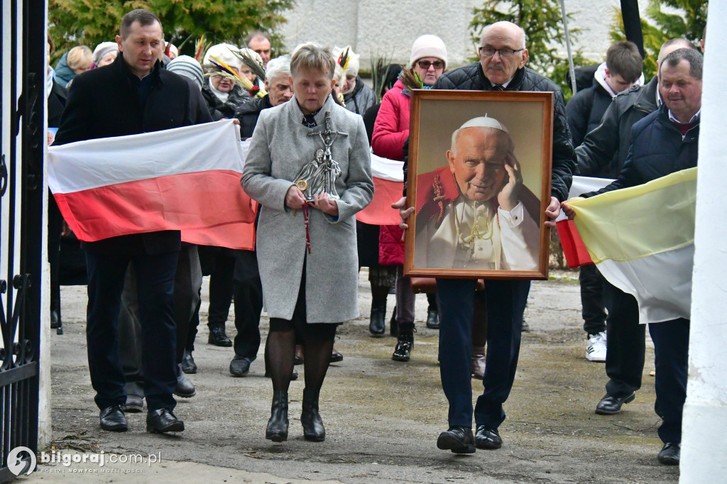 Goraj. Marsz w obronie dobrego imienia św. Jana Pawła II