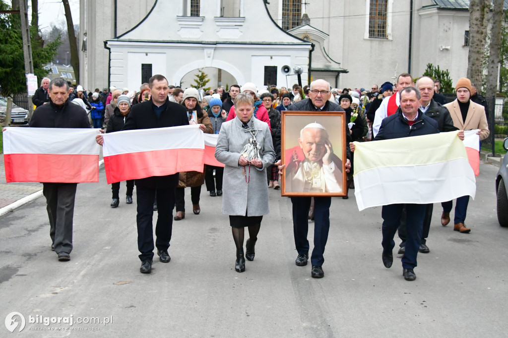 Goraj. Marsz w obronie dobrego imienia św. Jana Pawła II