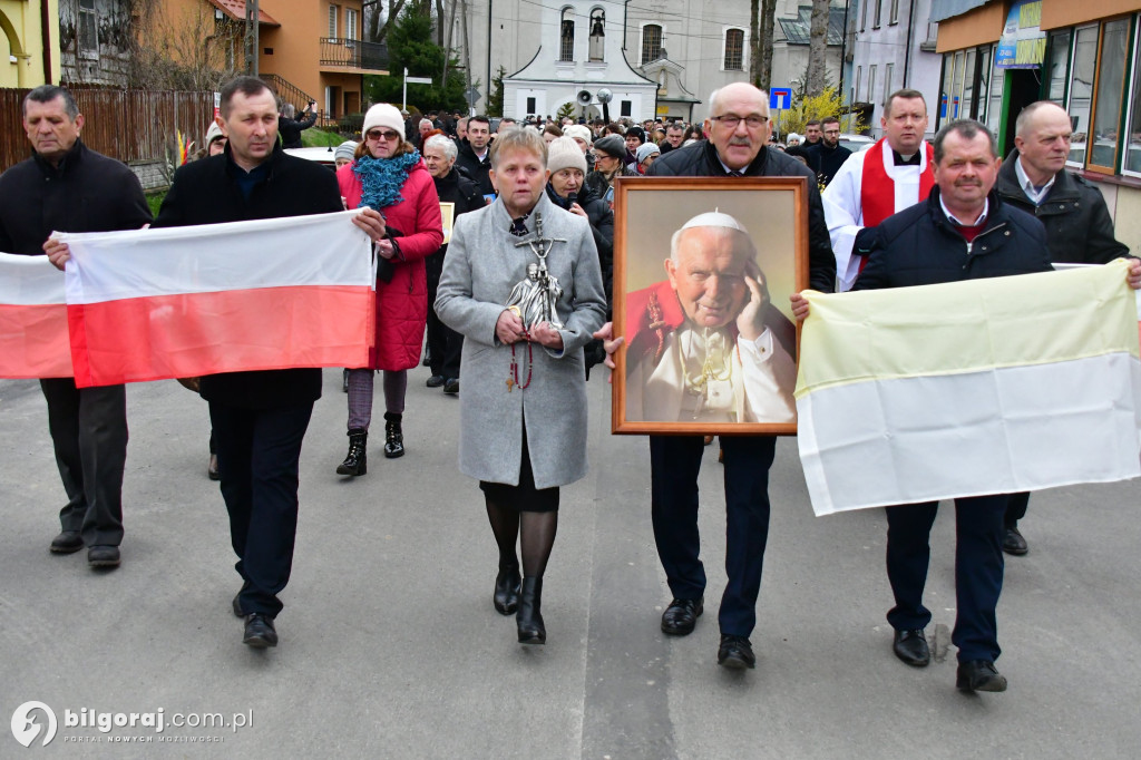 Goraj. Marsz w obronie dobrego imienia św. Jana Pawła II