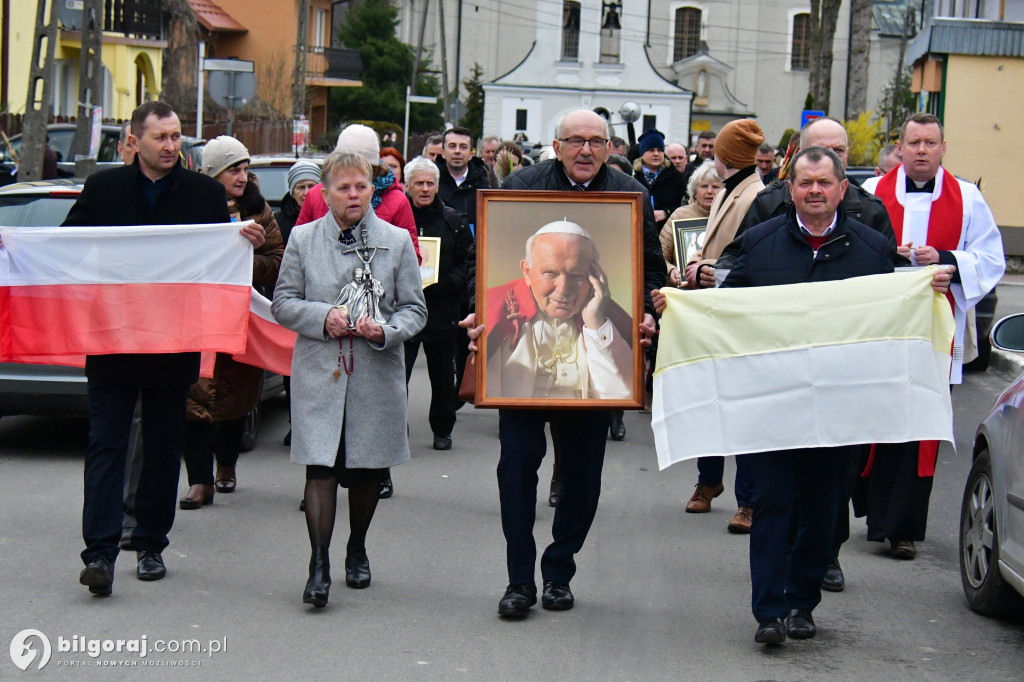 Goraj. Marsz w obronie dobrego imienia św. Jana Pawła II
