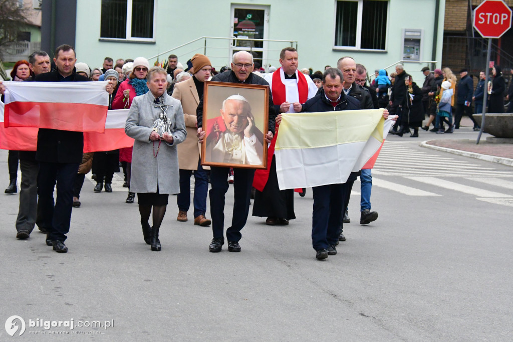 Goraj. Marsz w obronie dobrego imienia św. Jana Pawła II