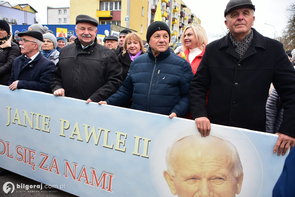 Biłgoraj. Marsz w obronie dobrego imienia Jana Pawła II
