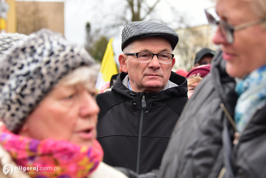 Biłgoraj. Marsz w obronie dobrego imienia Jana Pawła II