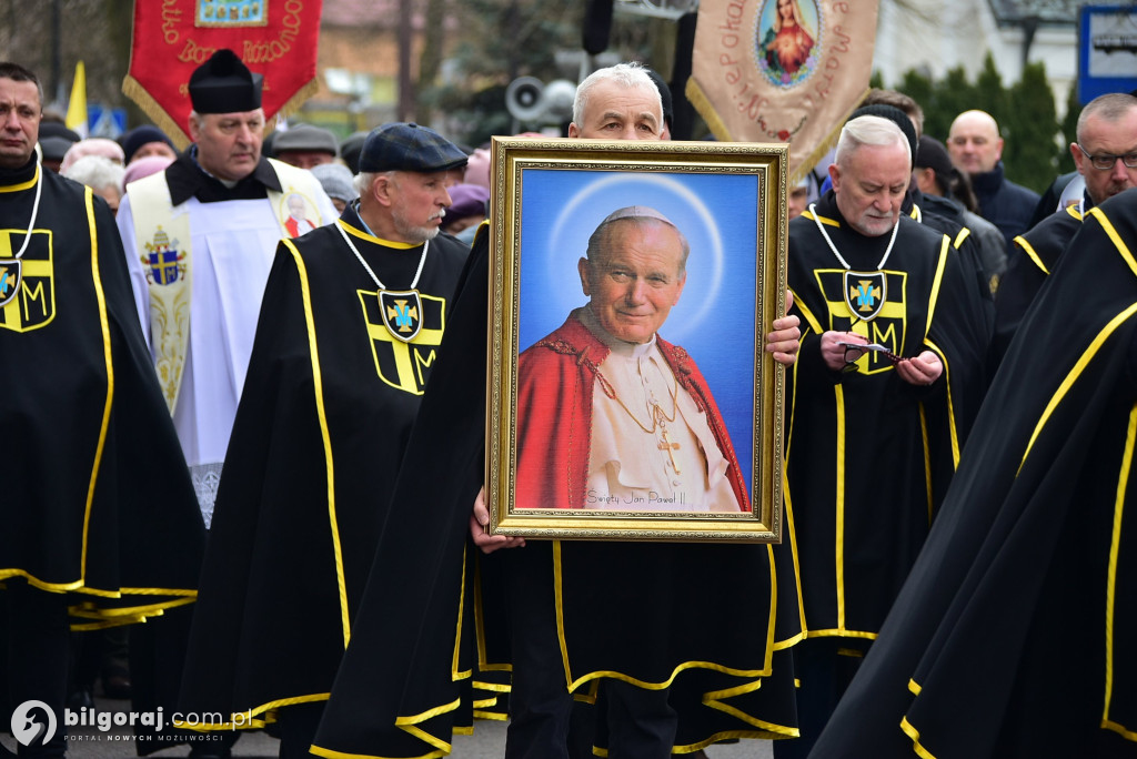 Biłgoraj. Marsz w obronie dobrego imienia Jana Pawła II