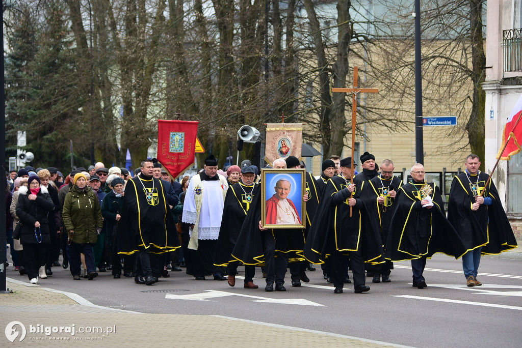 Biłgoraj. Marsz w obronie dobrego imienia Jana Pawła II