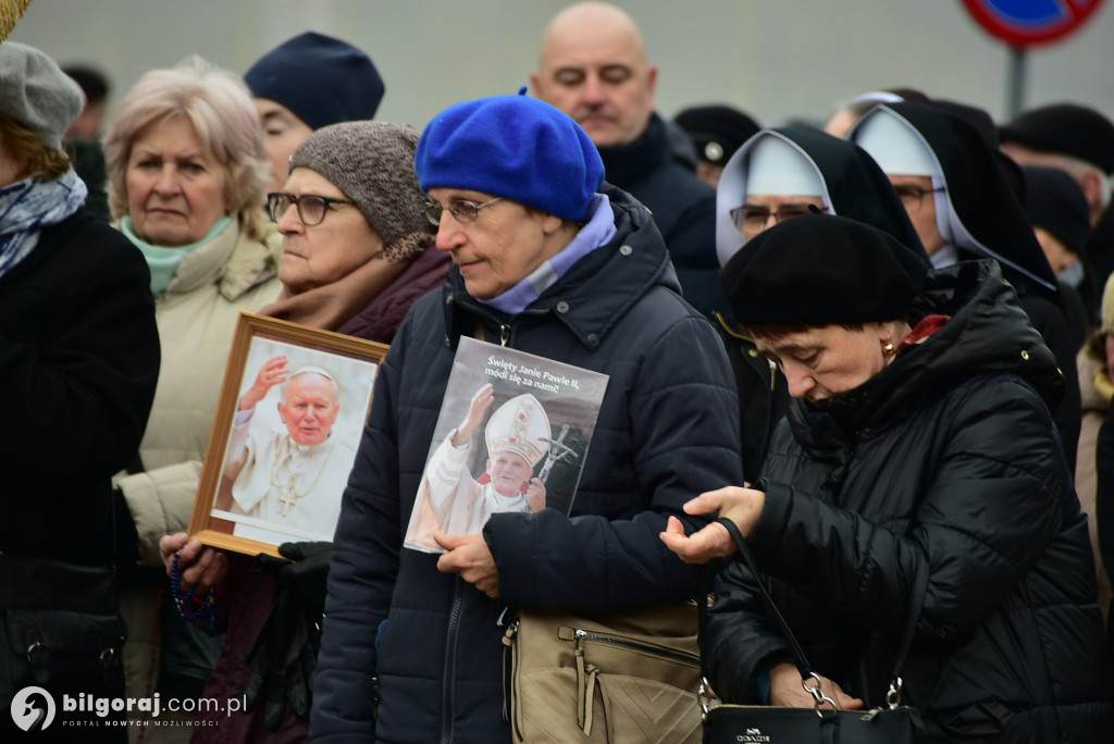 Biłgoraj. Marsz w obronie dobrego imienia Jana Pawła II