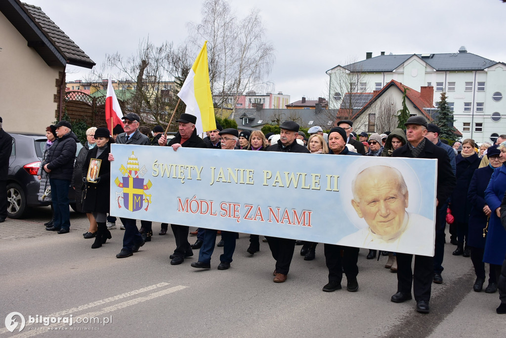 Biłgoraj. Marsz w obronie dobrego imienia Jana Pawła II