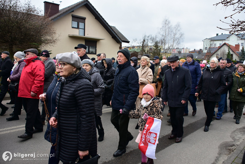 Biłgoraj. Marsz w obronie dobrego imienia Jana Pawła II