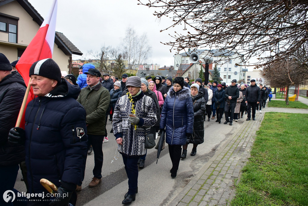 Biłgoraj. Marsz w obronie dobrego imienia Jana Pawła II