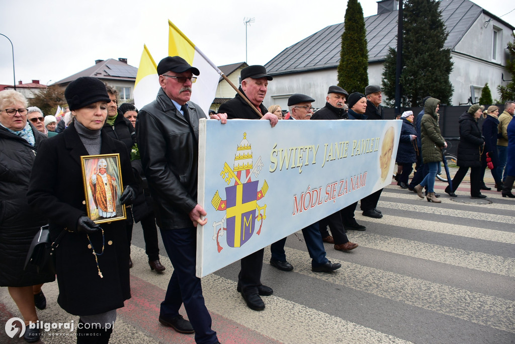 Biłgoraj. Marsz w obronie dobrego imienia Jana Pawła II