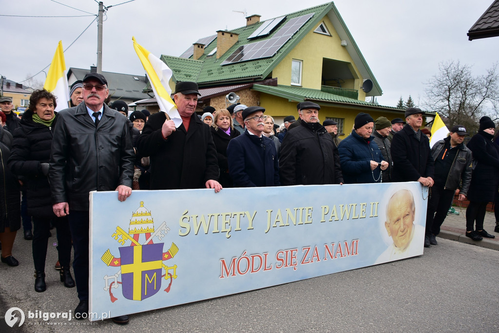 Biłgoraj. Marsz w obronie dobrego imienia Jana Pawła II