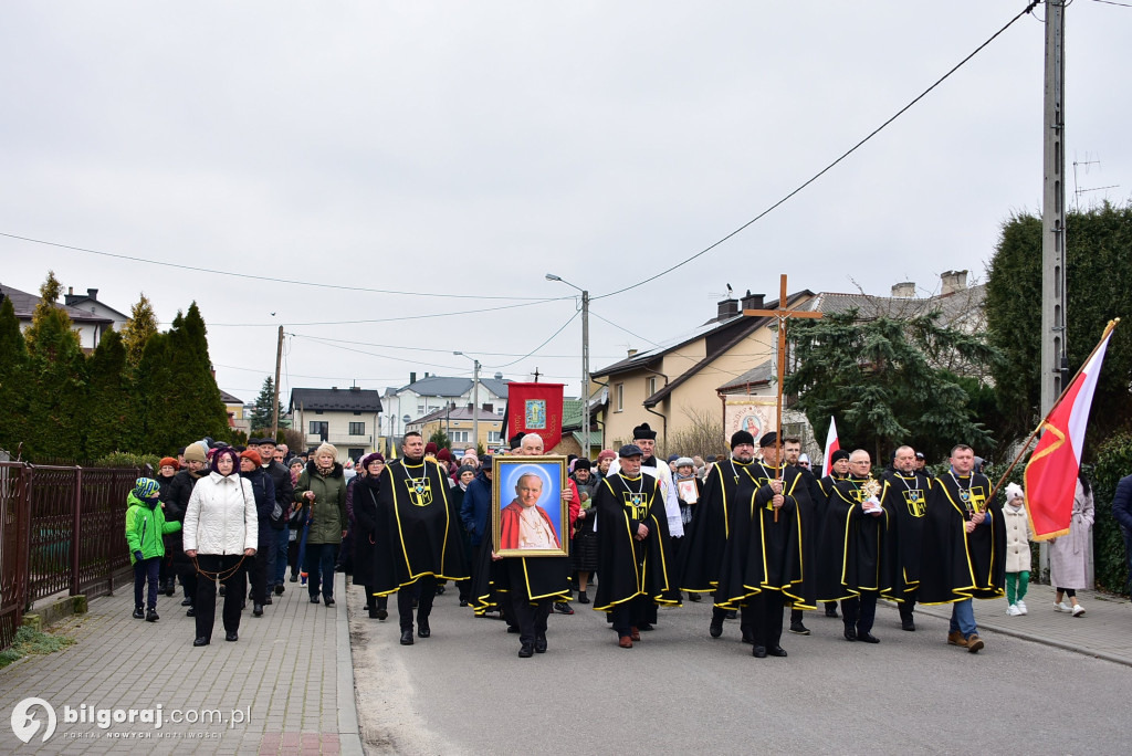 Biłgoraj. Marsz w obronie dobrego imienia Jana Pawła II