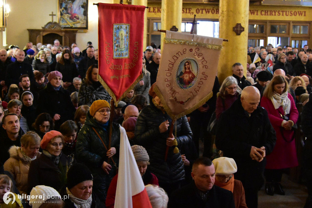 Biłgoraj. Marsz w obronie dobrego imienia Jana Pawła II
