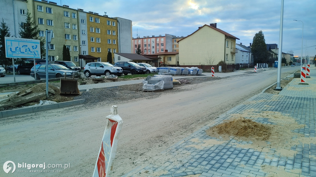 Termin zakończenia prac na ulicach Piłsudskiego i Narutowicza nie jest zagrożony