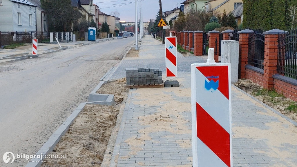 Termin zakończenia prac na ulicach Piłsudskiego i Narutowicza nie jest zagrożony