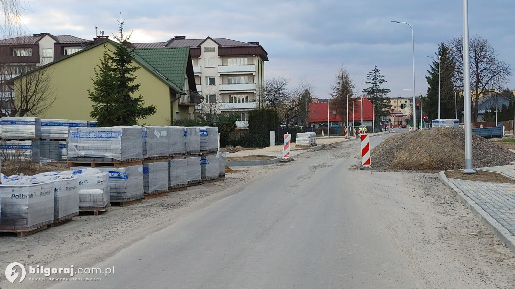 Termin zakończenia prac na ulicach Piłsudskiego i Narutowicza nie jest zagrożony