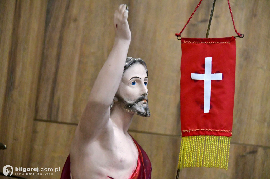 Procesja Rezurekcyjna w sanktuarium św. Marii Magdaleny w Biłgoraju