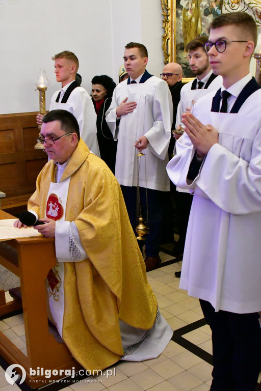 Procesja Rezurekcyjna w sanktuarium św. Marii Magdaleny w Biłgoraju