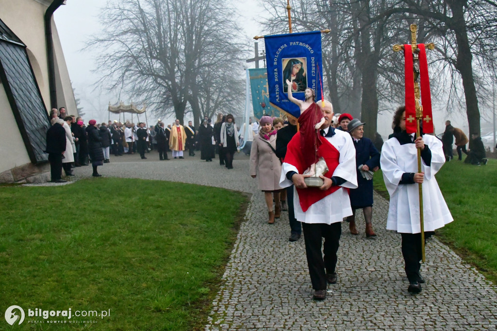 Procesja Rezurekcyjna w sanktuarium św. Marii Magdaleny w Biłgoraju